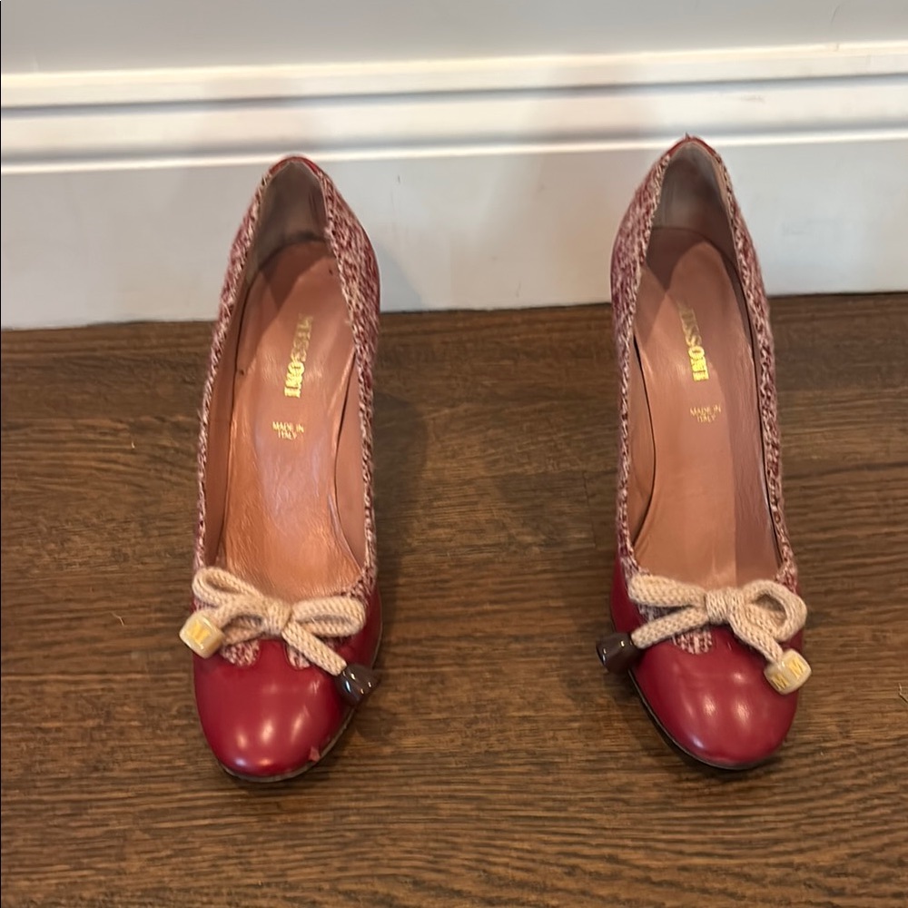 Missoni Red Heels Patent Leather